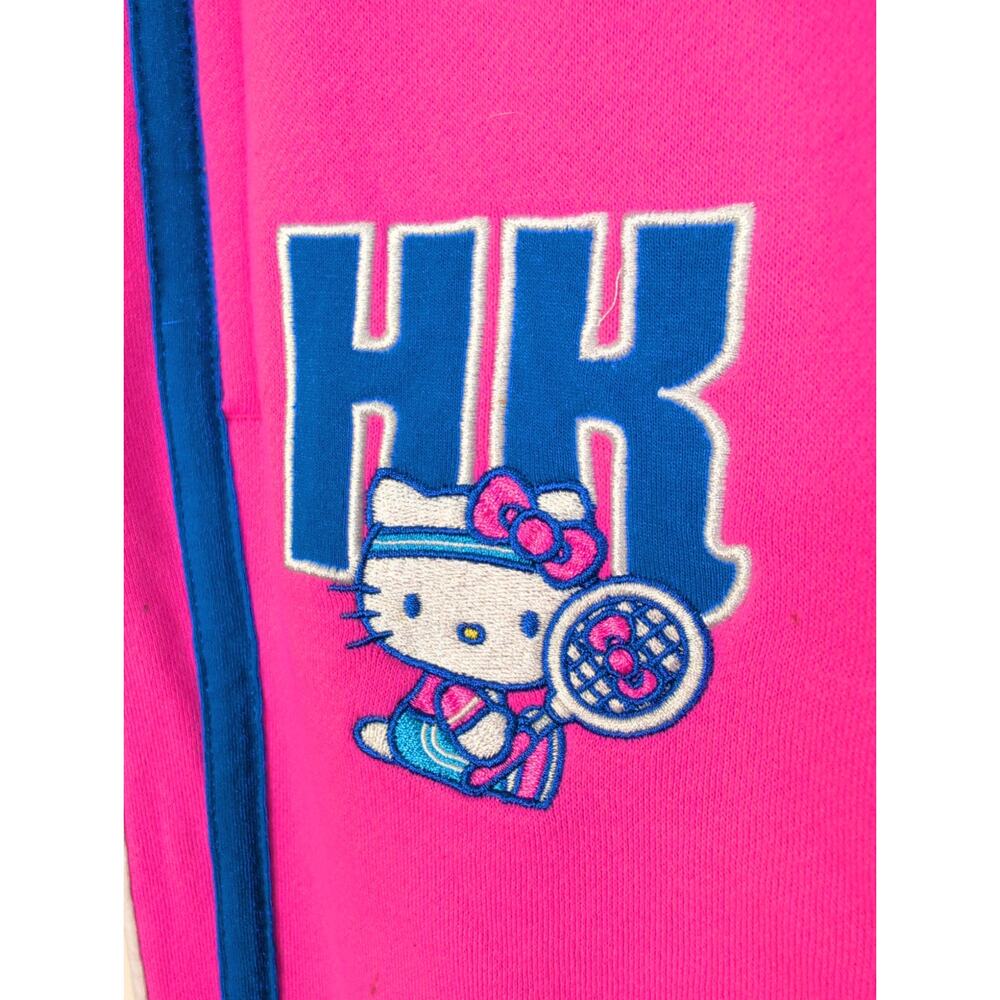 Hello Kitty San Rio embroidered tennis pink joggers Size Large Preppy Athletic - Picture 7 of 10